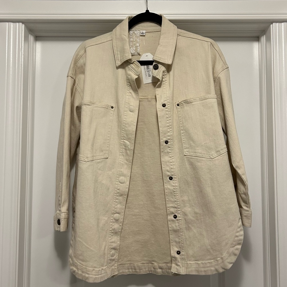 Sadie & Sage oversized denim shirt - Picture 5 of 10